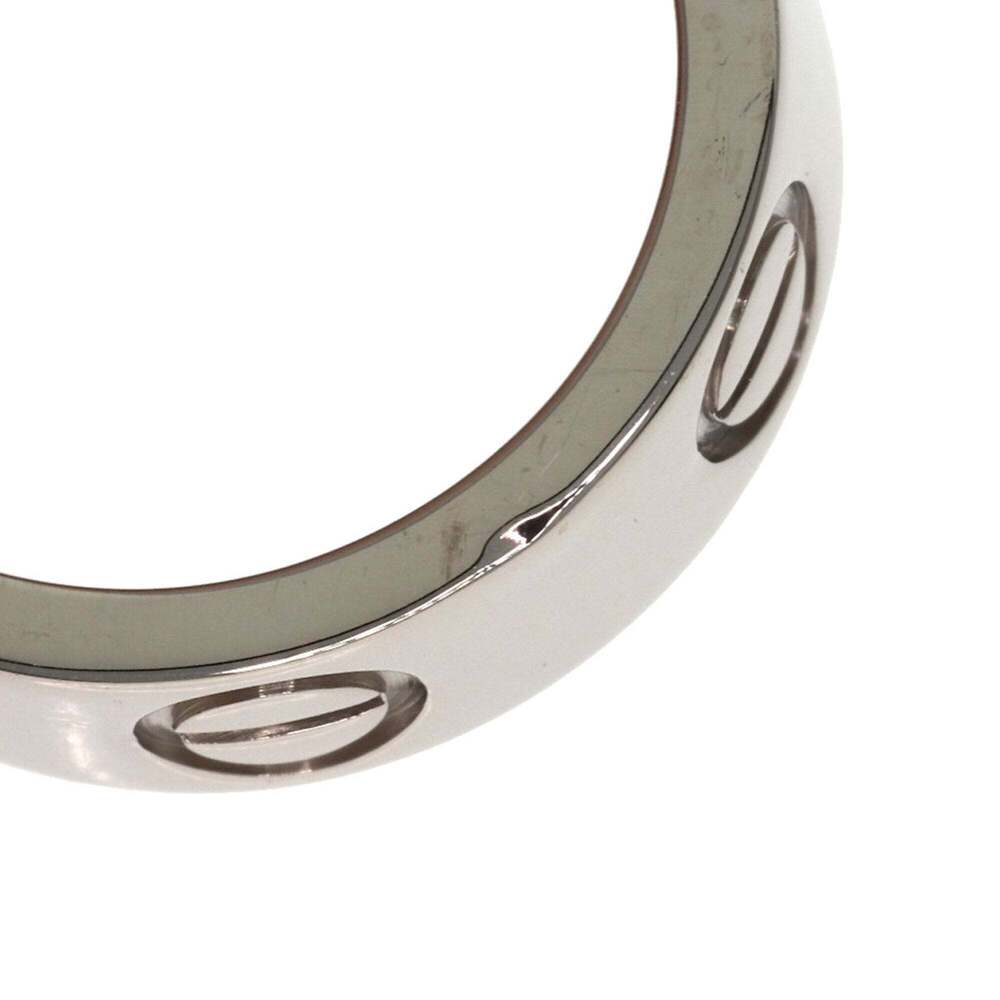Cartier Love Ring #47, 18K White Gold, Women's Ring, CARTIER - Picture 6 of 7